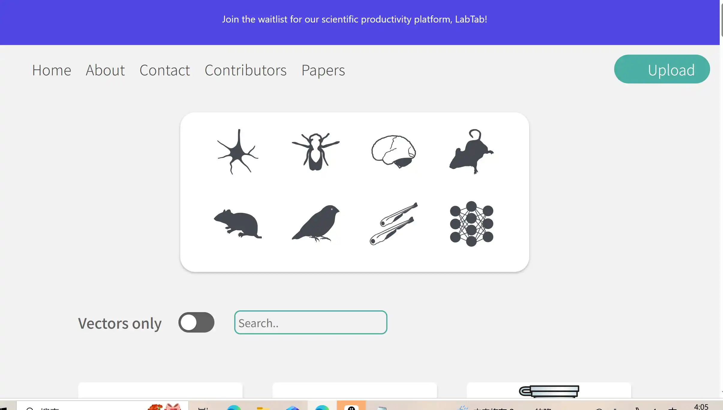 SciDraw矢量素材库官方网站首页示例图