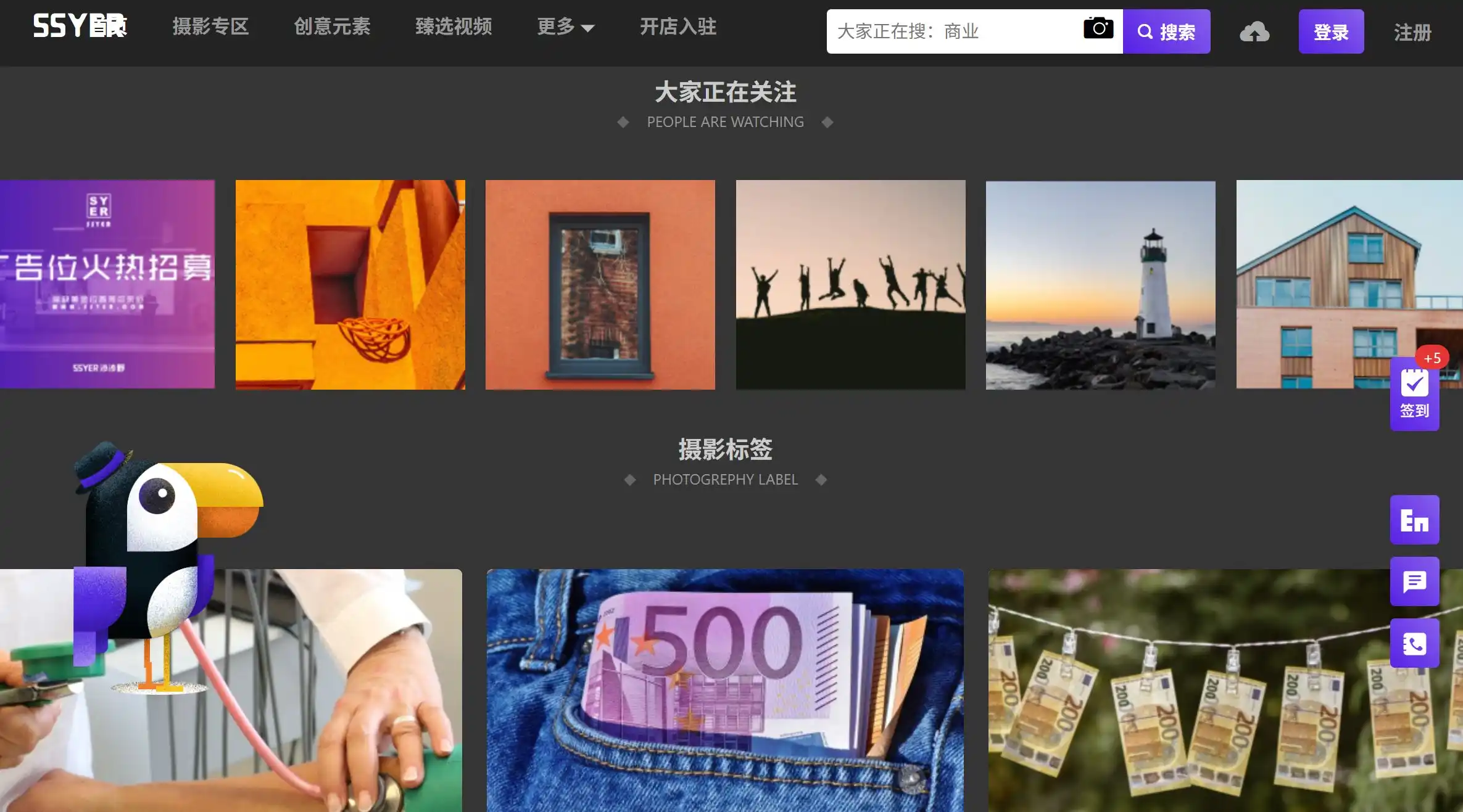 沙沙野视频素材官方网址首页示例图展示