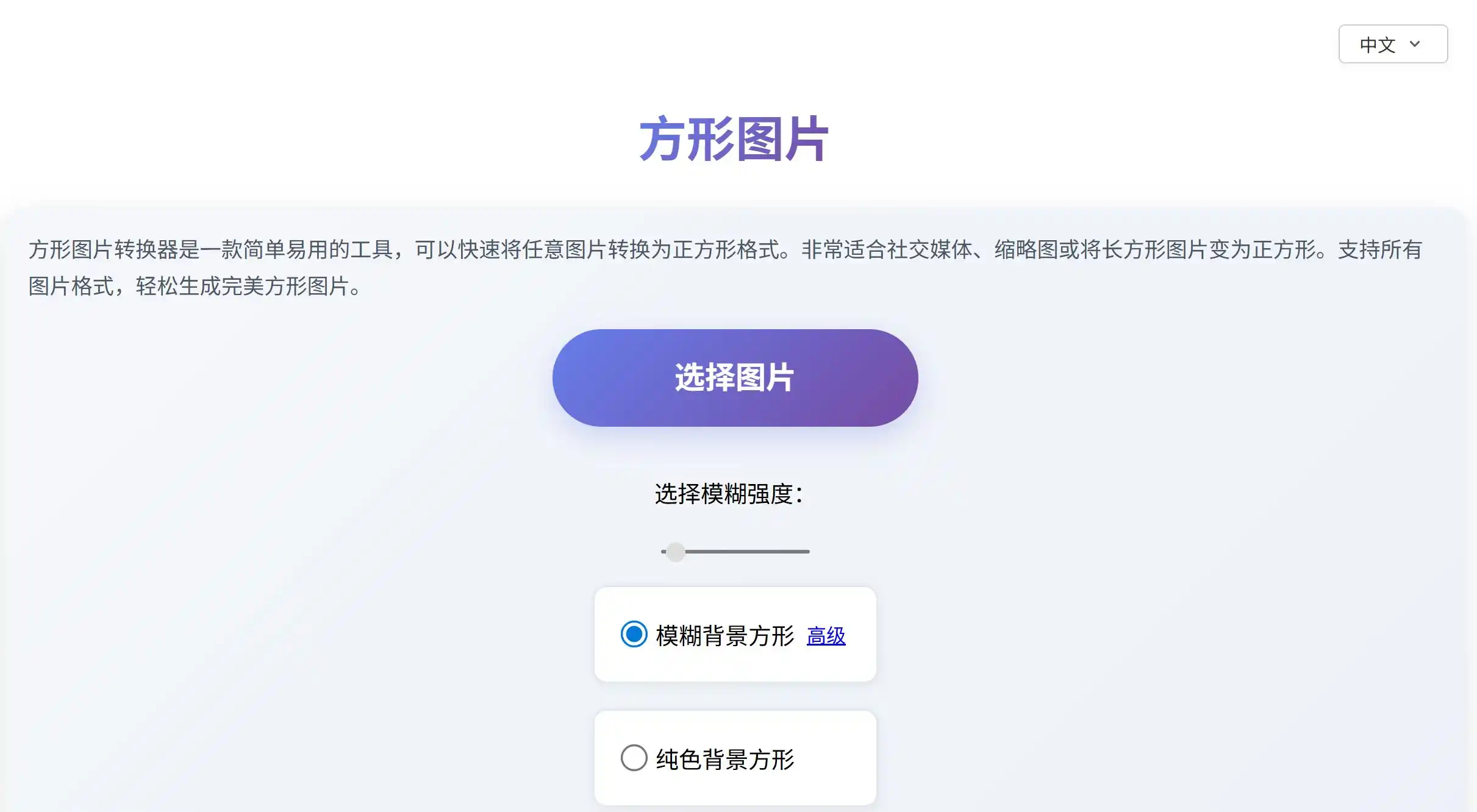 图片工具Square Image 官方网站首页示例图展示